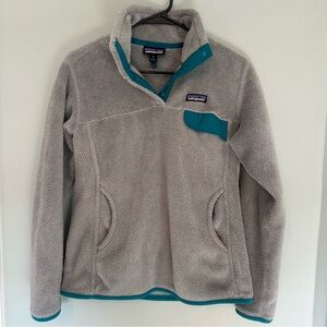 Patagonia Re-Tool Snap T Women's Fleece Pullover Gray / Teal